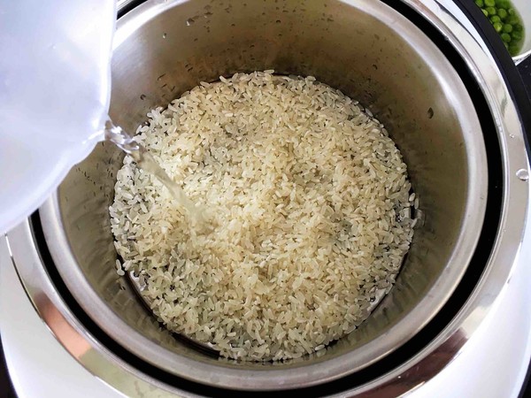 Braised Rice with King Pleurotus and Sausage recipe