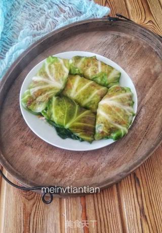 Cabbage Glutinous Rice Roll recipe