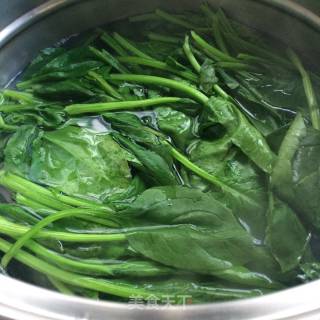 Spinach with Yuba recipe