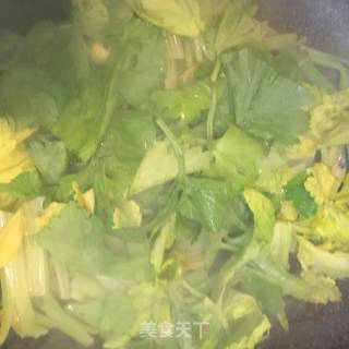 Stir-fried Parsley recipe