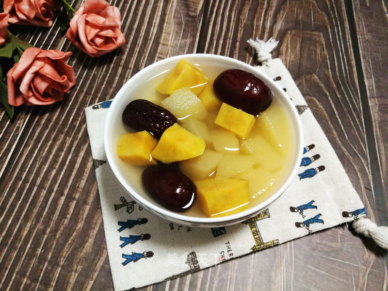Apple Red Date Sweet Potato Tea recipe