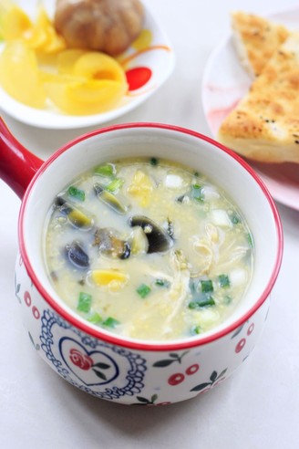 Century Egg Chicken Millet Congee recipe