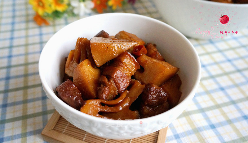 Braised Pork Belly with Spring Bamboo Shoots recipe