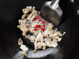 #trust之美#fried Pork Belly with Onion recipe