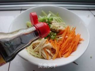Lettuce Mixed with Bean Curd recipe