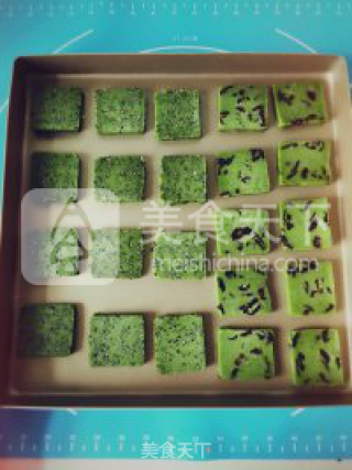 Barley Leaf Cranberry Black Sesame Biscuits-winners of Lezhong Colorful Summer Baking Competition recipe