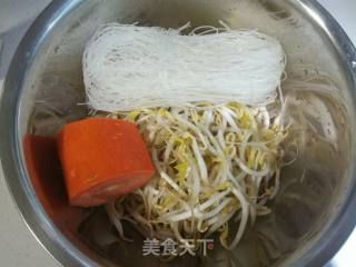 Mixed Vermicelli and Mung Bean Sprouts recipe