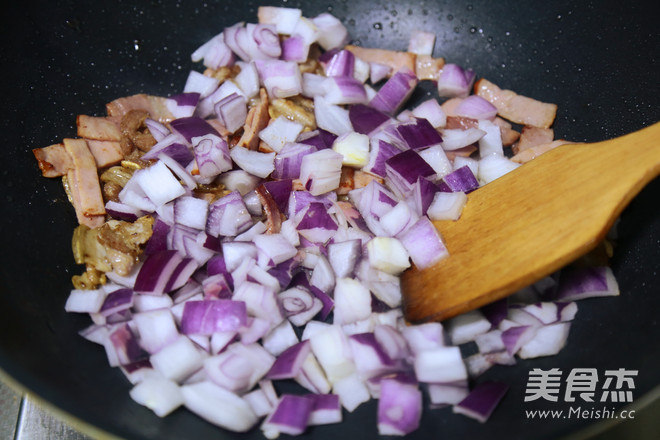 Curry Bacon Pasta recipe