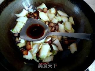 Stir-fried Bacon with Cabbage and Pepper recipe