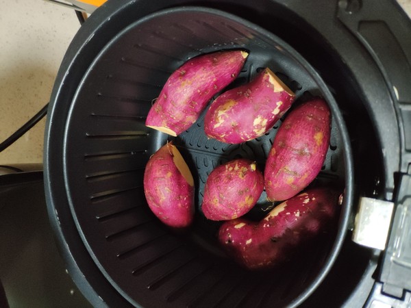 Air Fried Roasted Sweet Potatoes recipe