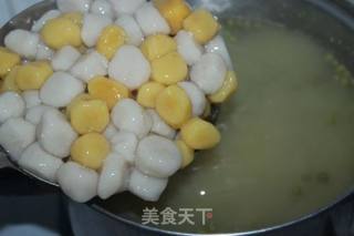 Mung Bean Lily Taro Ball Soup recipe