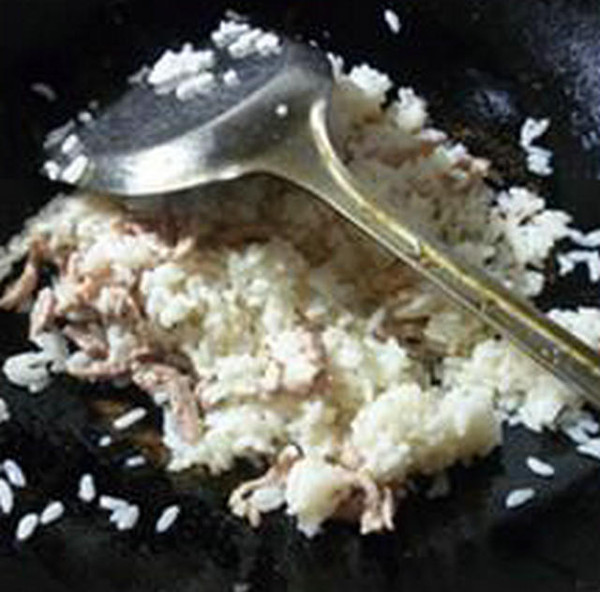 Fried Rice with Lean Pork and Kimchi recipe