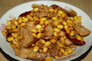 Stir-fried Pork Belly with Bean Sprouts recipe