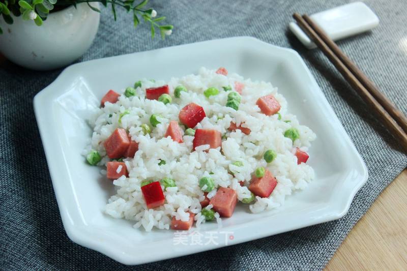 #米饭#red Sausage Fried Rice recipe