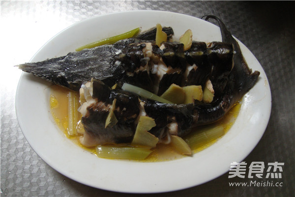 Steamed Sturgeon recipe