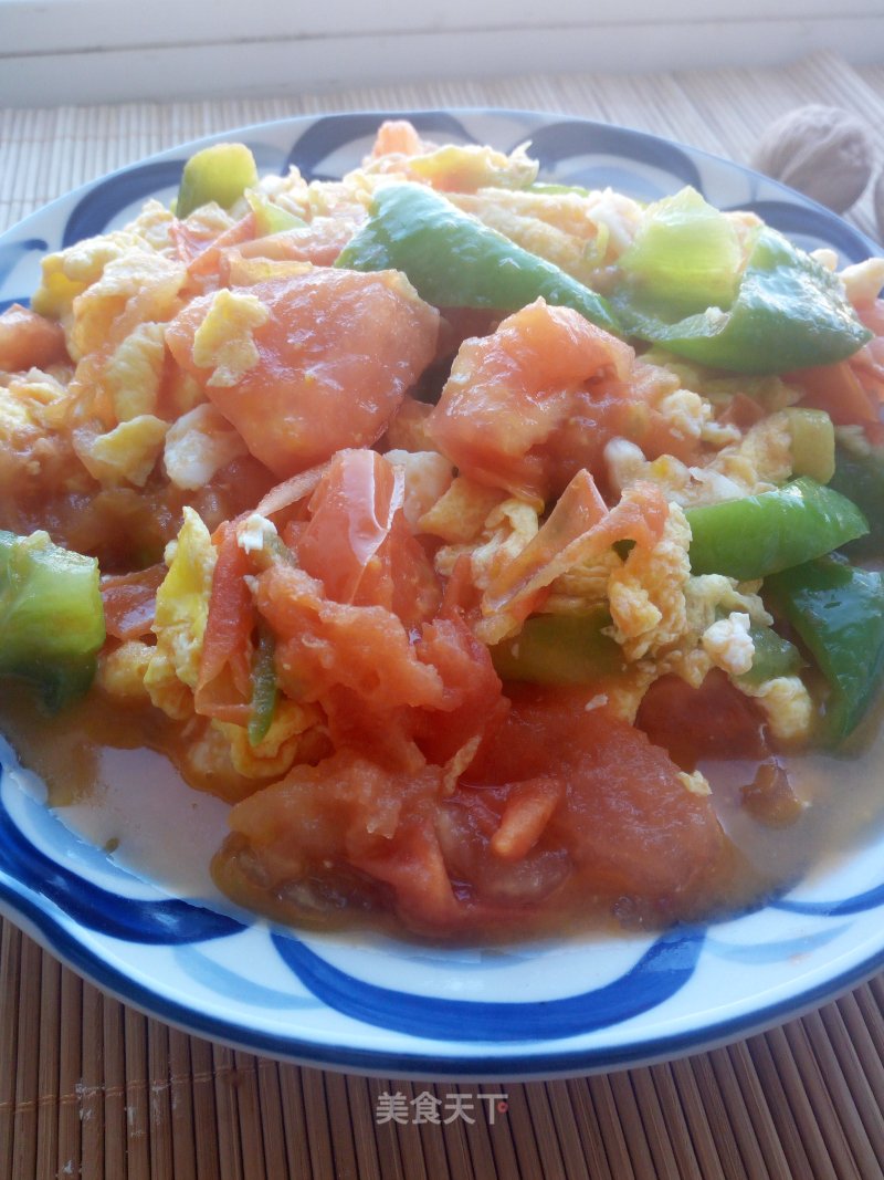 Tomato Scrambled Eggs recipe