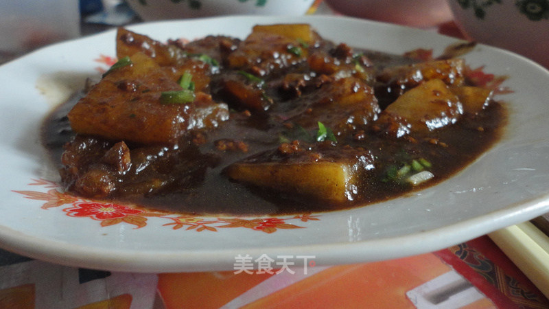 Braised Winter Melon with Soy Sauce in Summer recipe