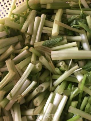 Stir-fried Cress recipe