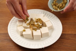 Steamed Tofu with Minced Meat recipe