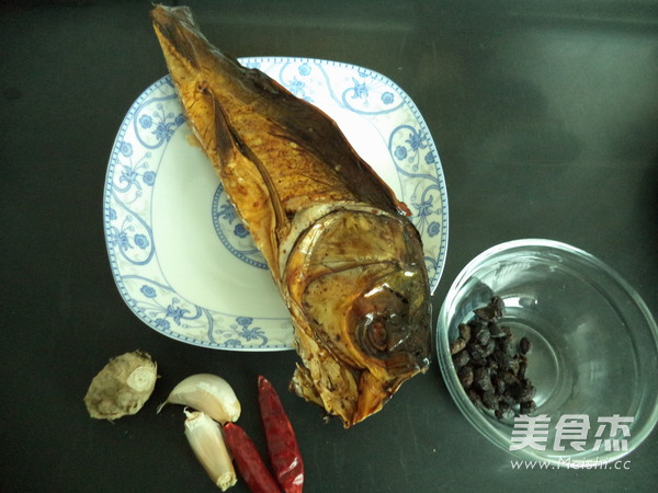 Steamed Dried Fish with Black Bean Sauce recipe