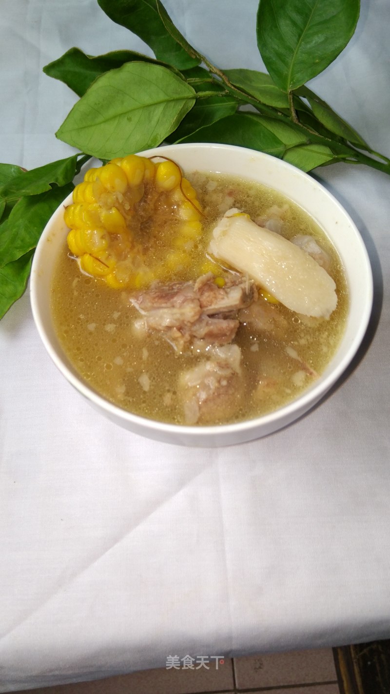 Stewed Pork Ribs with Yam and Corn recipe