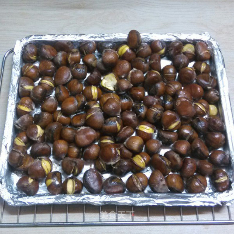 #aca Baking Star Competition# Sweet Roasted Chestnuts recipe