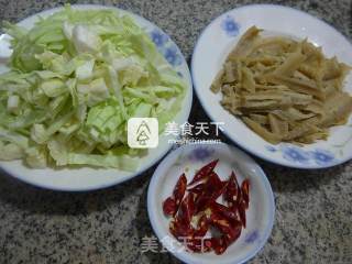 Stir-fried Cabbage with Tripe recipe