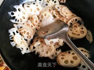 Vegetarian Fried Lotus Root recipe