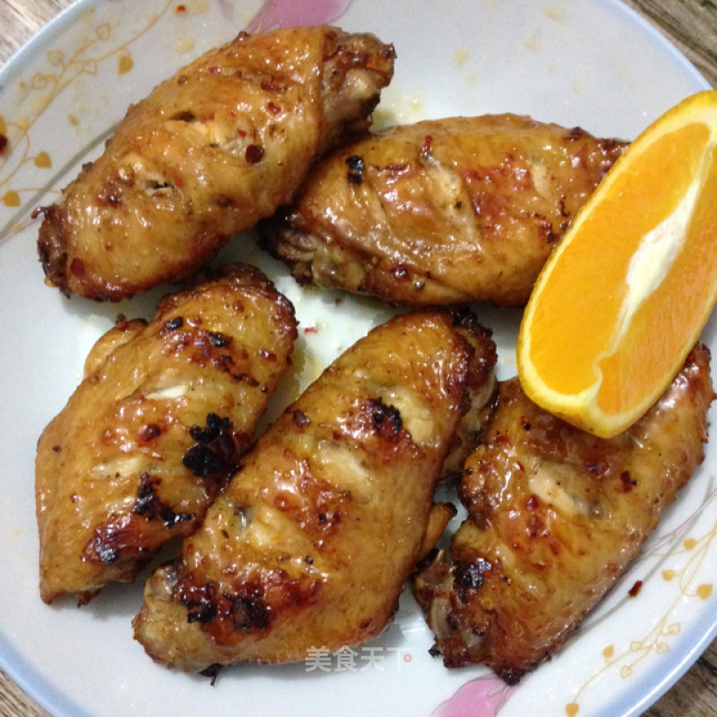 #aca烤明星大赛#honey Spicy Chicken Wings recipe
