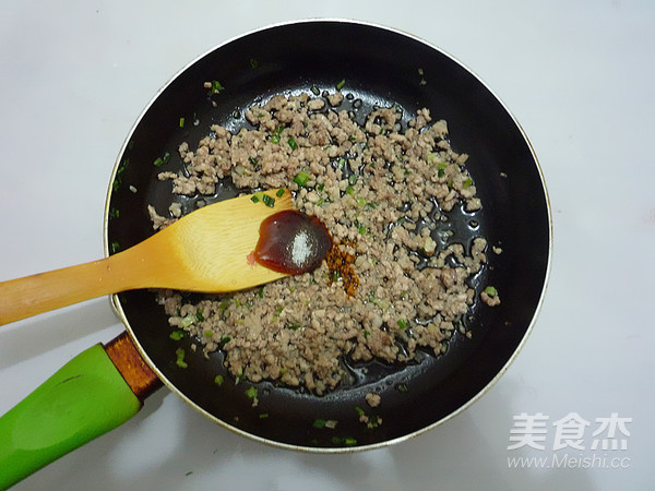 Steamed Tofu with Mustard and Minced Pork recipe