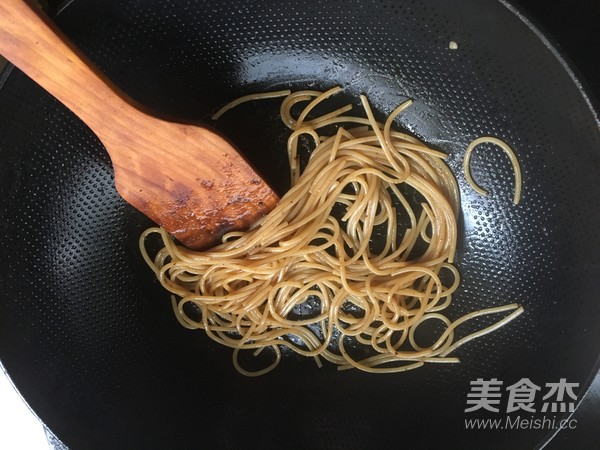 Spaghetti Steak recipe