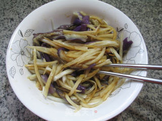 Eggplant Mixed with Rice White recipe