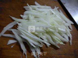 Hot and Sour Cabbage Stem recipe