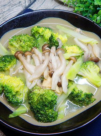 Broccoli Crab Mushroom Soup