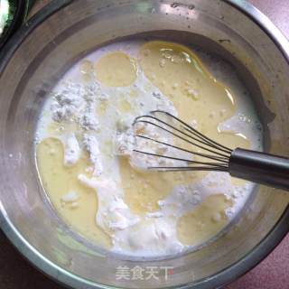 #新良first Baking Competition# Lotus Seed Paste Snowy Mooncakes recipe