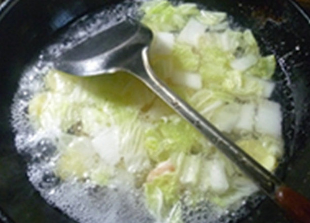 Shrimp and Chinese Cabbage Tofu Soup recipe