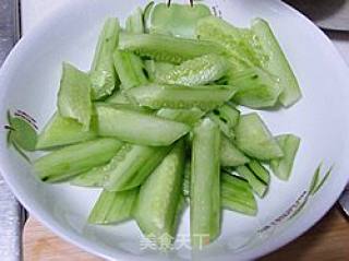 Cucumber with Chicken Liver recipe