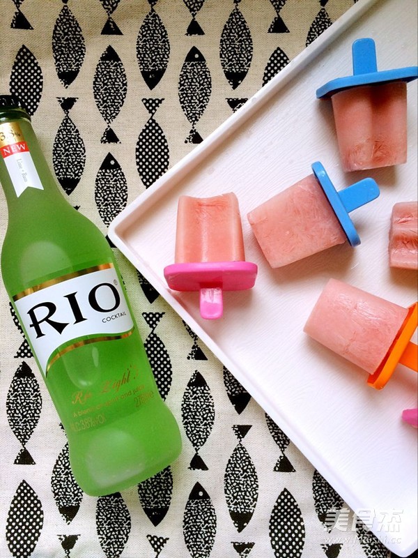 Watermelon Lime Cocktail Pops recipe