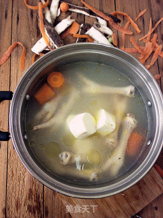 Chicken Feet Soup with Oyster and Oyster recipe