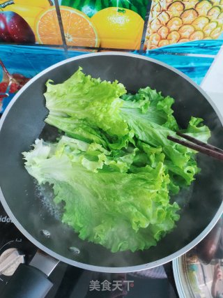 Lettuce in Oyster Sauce recipe