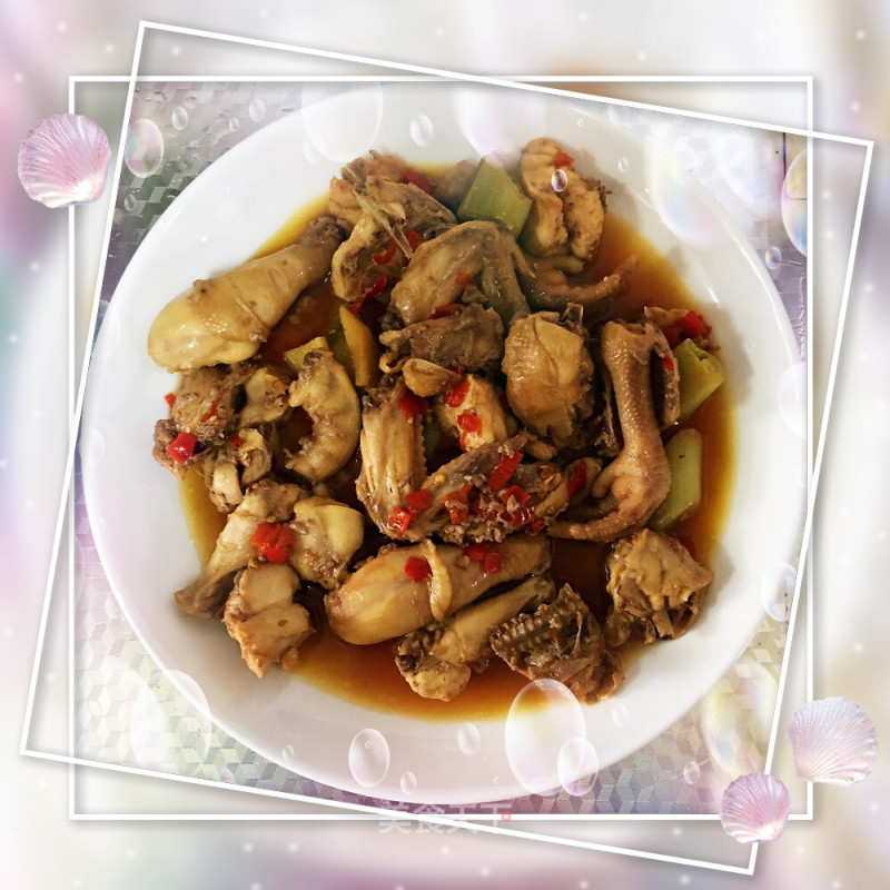 Steamed Chicken with Oyster Sauce