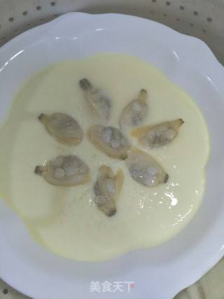 Steamed Egg with Clams recipe