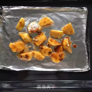 Crumbling and Crispy Baked Potato Wedges🥔 recipe