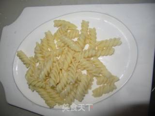 Screw-type Spaghetti with Minced Meat recipe