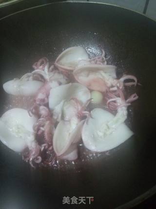 Fried Braised Squid recipe