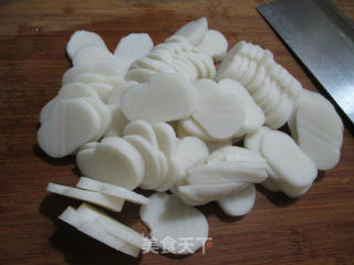 #trust of Beauty#boiled Rice Cake with Oily Gluten and Cabbage recipe