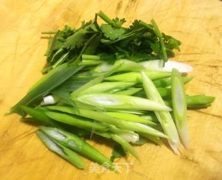 Scallions Mixed with Small Conch recipe