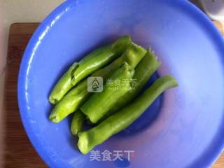 Stir-fried Shredded Pork with Green Pepper and Mustard recipe