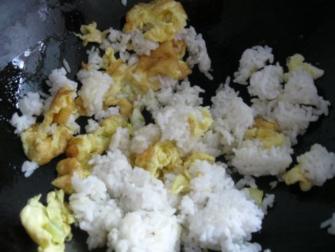 Soy Sauce Egg Fried Rice recipe