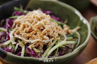 Shredded Shredded Chicken Mixed with Bean Curd recipe